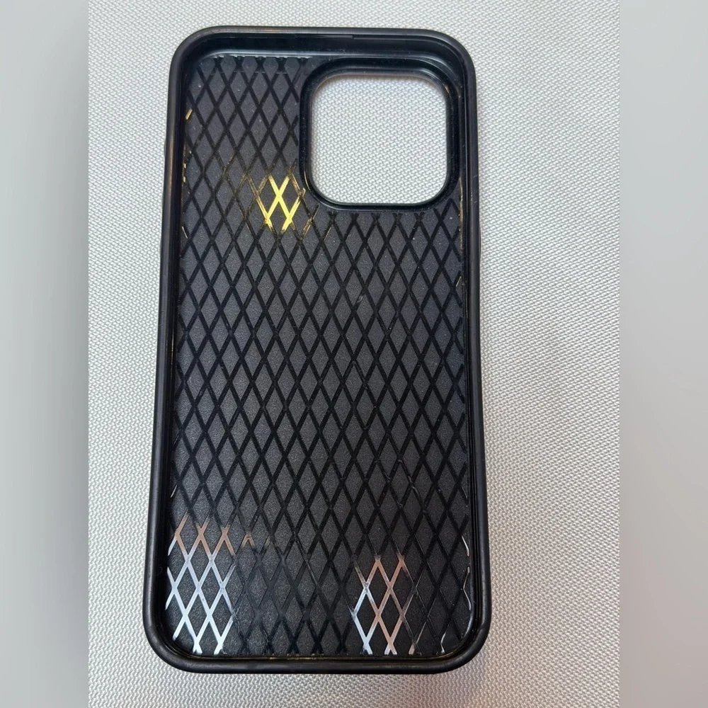 Black Leather IPhone 15 Pro Max Wallet Case - Excellent Condition